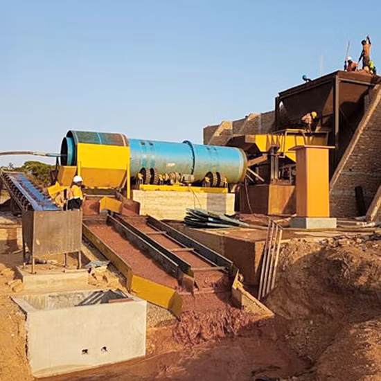 Piccolo impianto di lavaggio mobile per oro alluvionale, rame, diamanti, carbone, minerali rocciosi per il lavaggio in miniera