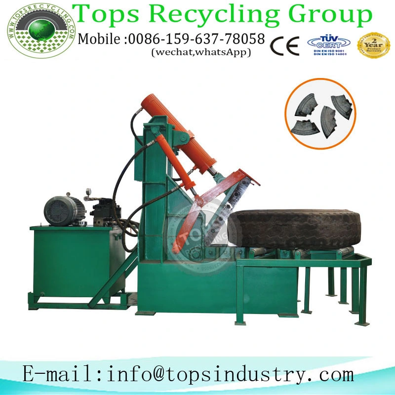 Scrap Tyre Recycling Plant Used Waste Tire Recycling Machine Plan