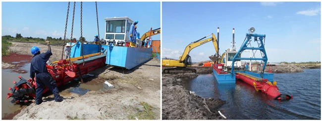 Good Quality 16 Inch with Commins Engine Sand Mud Reliable Hydraulic Cutter Suction Dredger Diesel Dredger in The River or Lake Gold Mining Dredging Machine