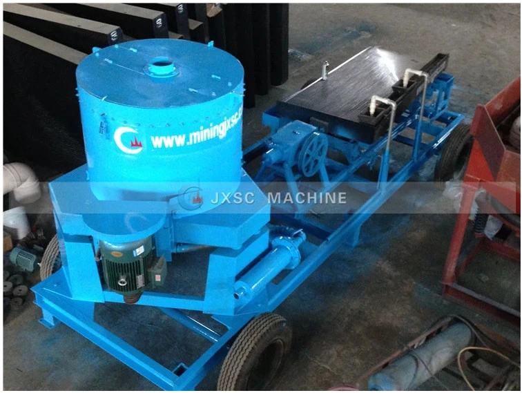 Gold Centrifugal Machine Mini Mobile Gold Washing Plant in Ghana